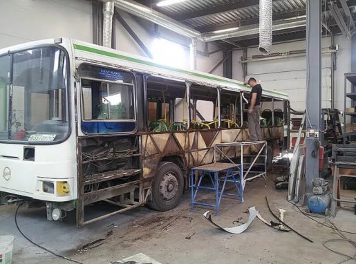 Ремонт автобусов, замена стекол, ремонт кузова стоимость ремонта и где отремонтировать - Вологда