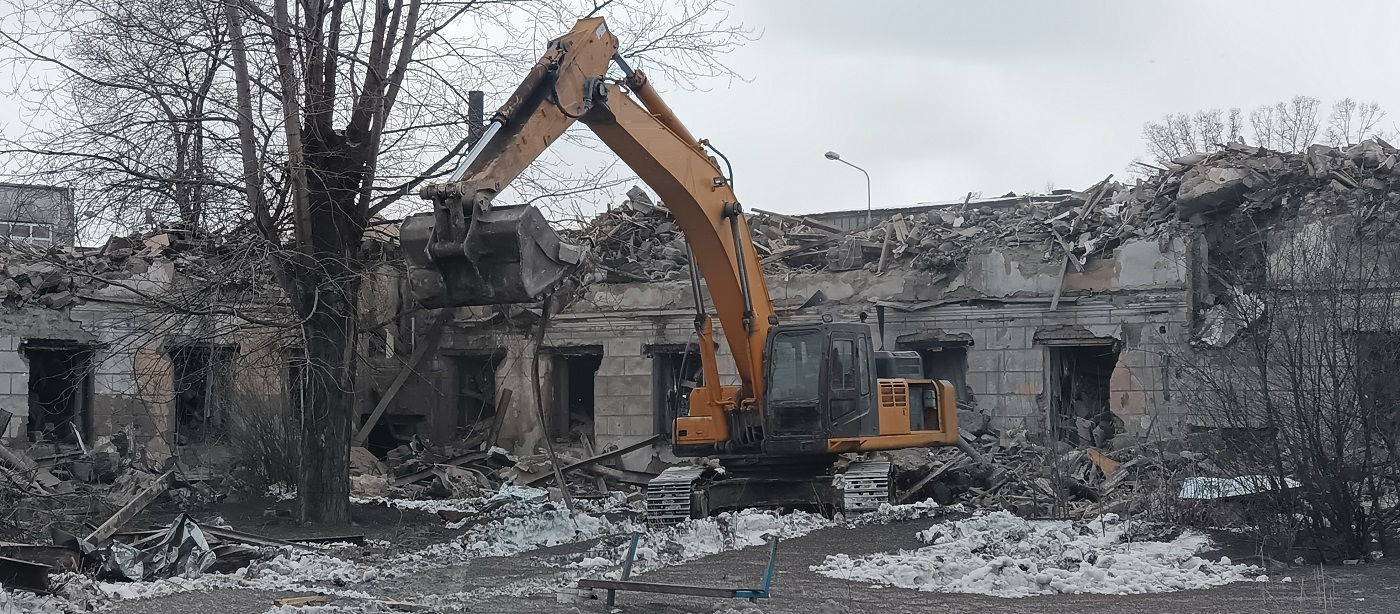 Демонтажные работы, услуги спецтехники в Грязовце
