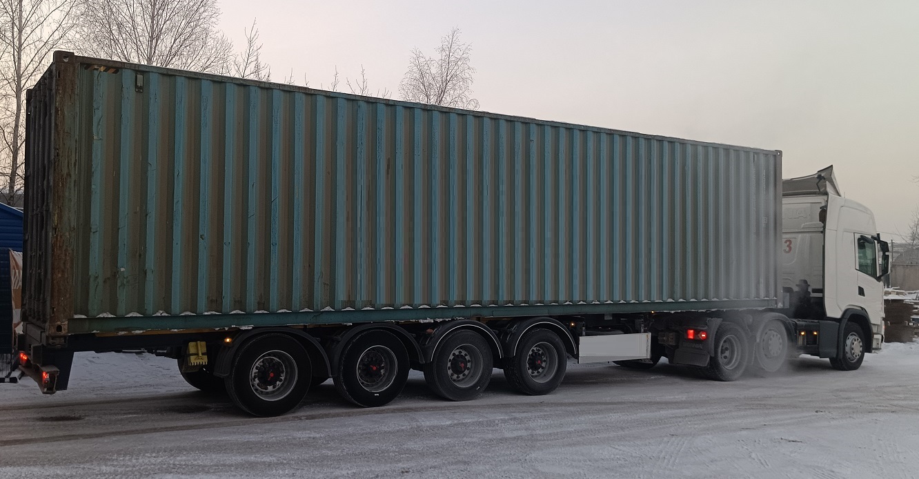 Контейнеровоз для перевозки контейнеров 20 и 40 футов в Вытегре